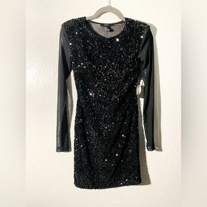 Black sequin dress | Small